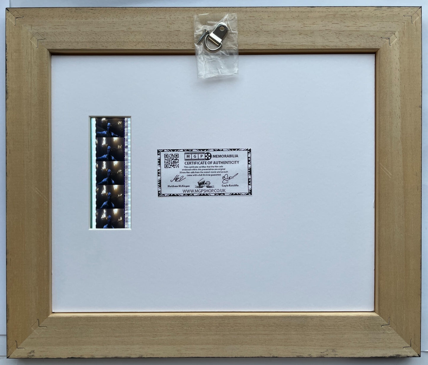 Hand crafted display featuring original film cells for THE TRANSPORTER fans V1