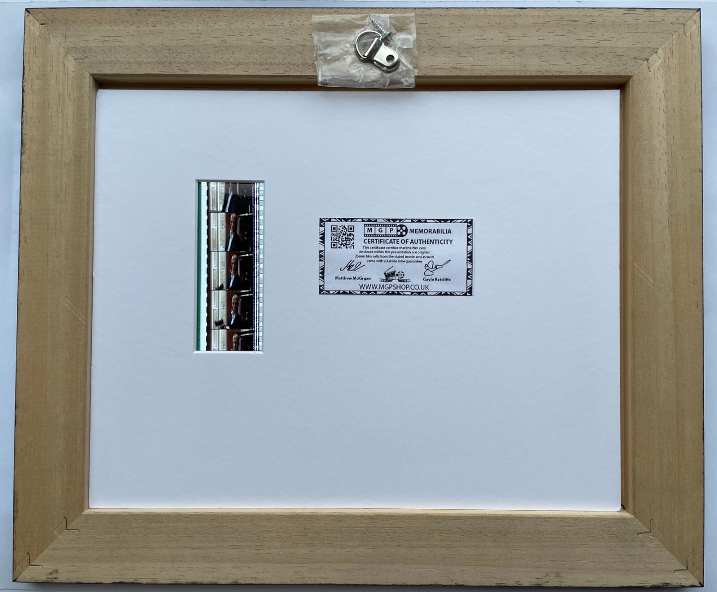 Handmade display featuring original 35mm film cells for The Transporter fans vSR