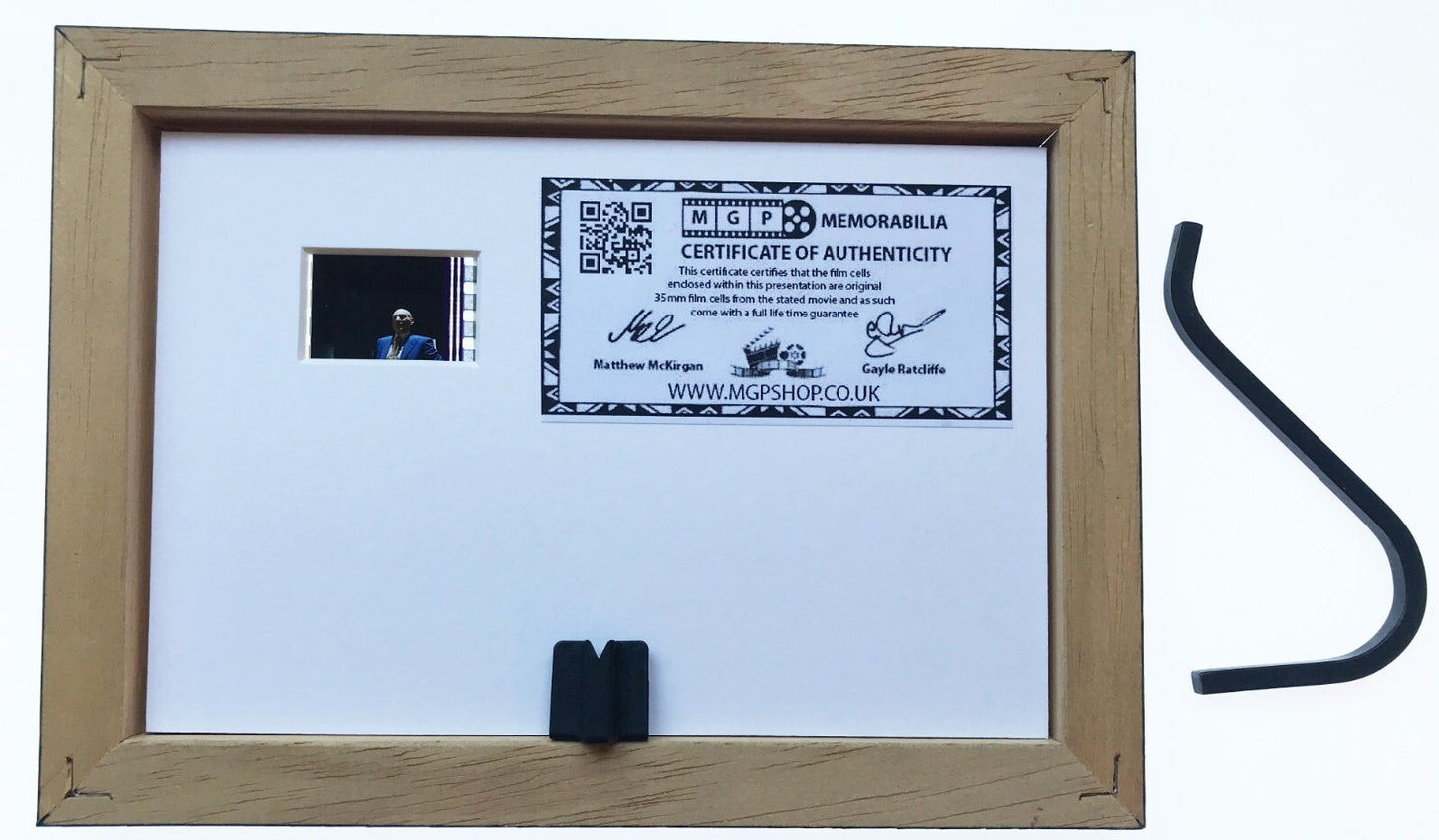 Handmade display featuring original Mini 35mm film cells for an X-Men fan