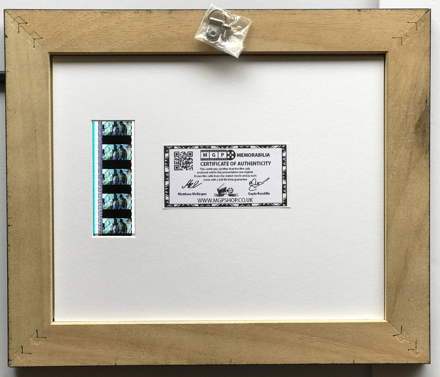 Hand crafted display inc original 35mm film cells for War of The Worlds fans v2