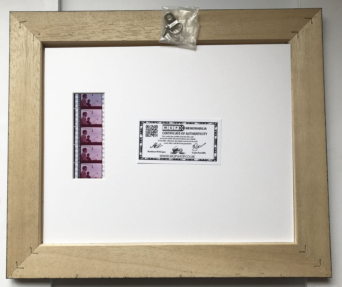 The Beatles HELP Original 35mm Film Cells set in Quality Wood Frame + COA