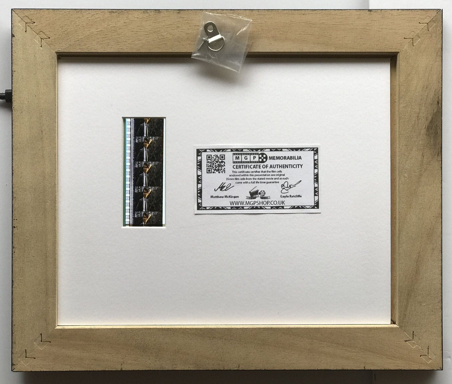 Handmade gift inc original filmcells for James Bond The WORLD is Not ENOUGH fans