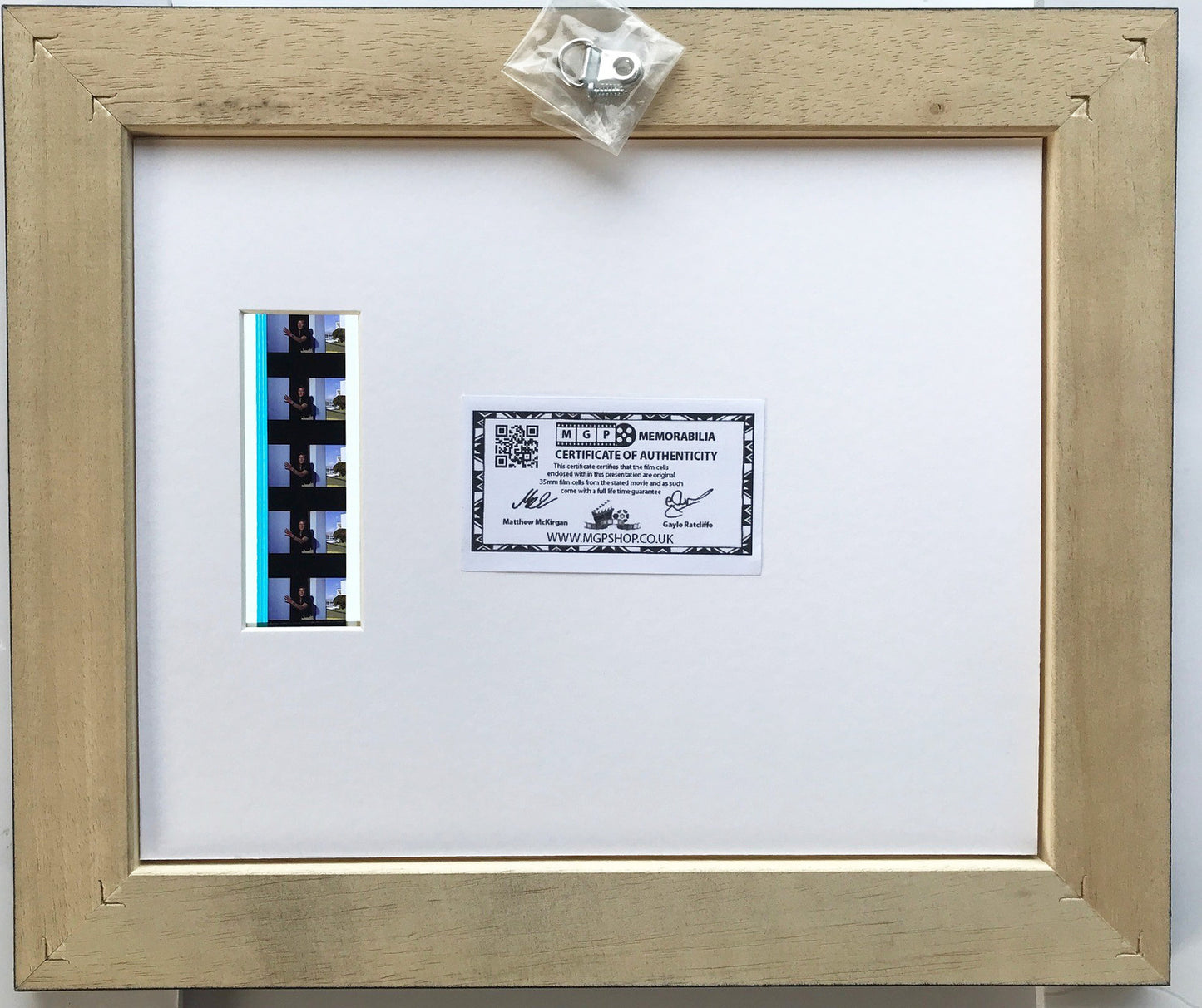 Handmade display inc original film cells for a James Bond LIVE and LET DIE fan