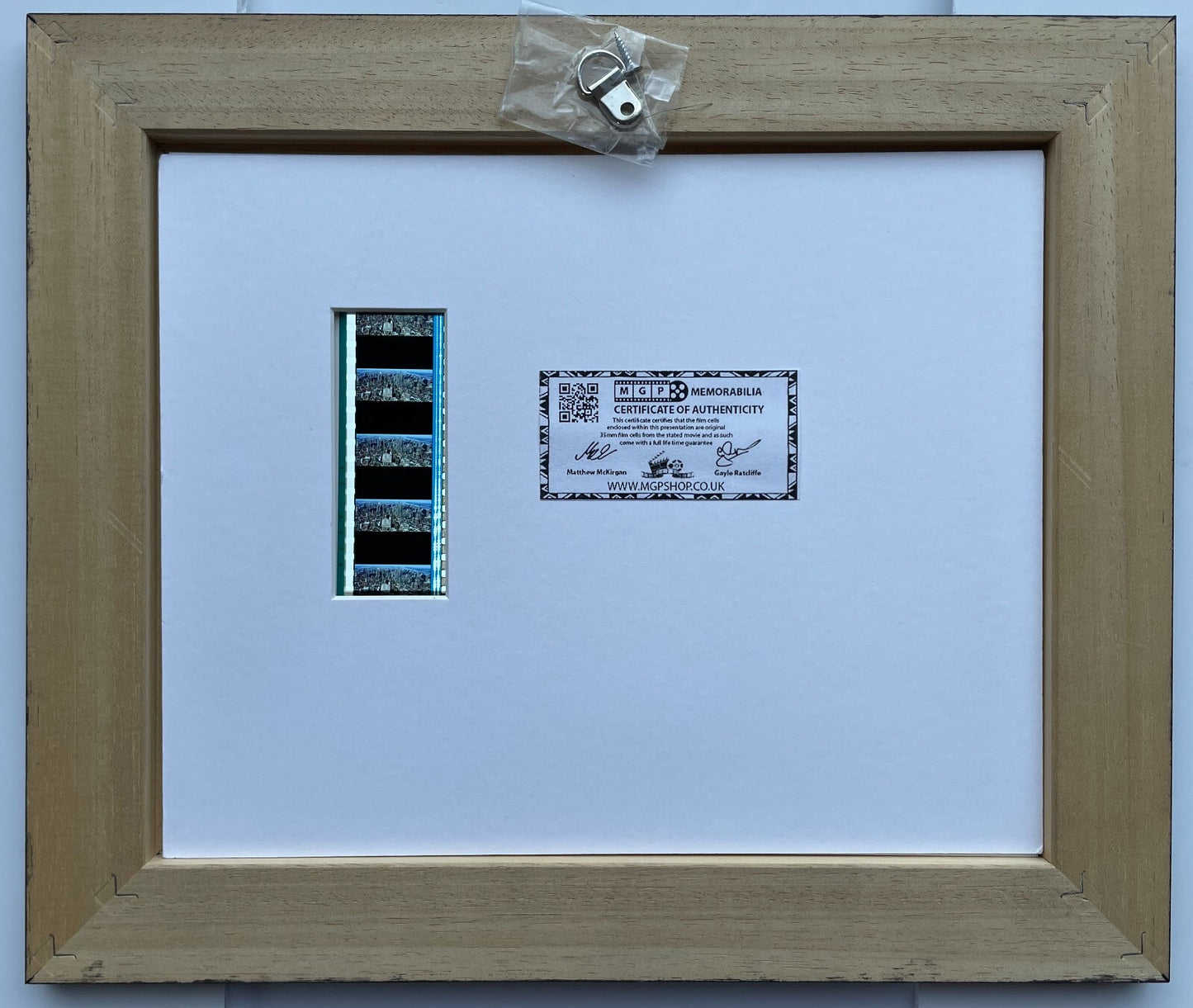 Hand crafted display featuring original film cells for FRIENDS WITH BENEFITS fan