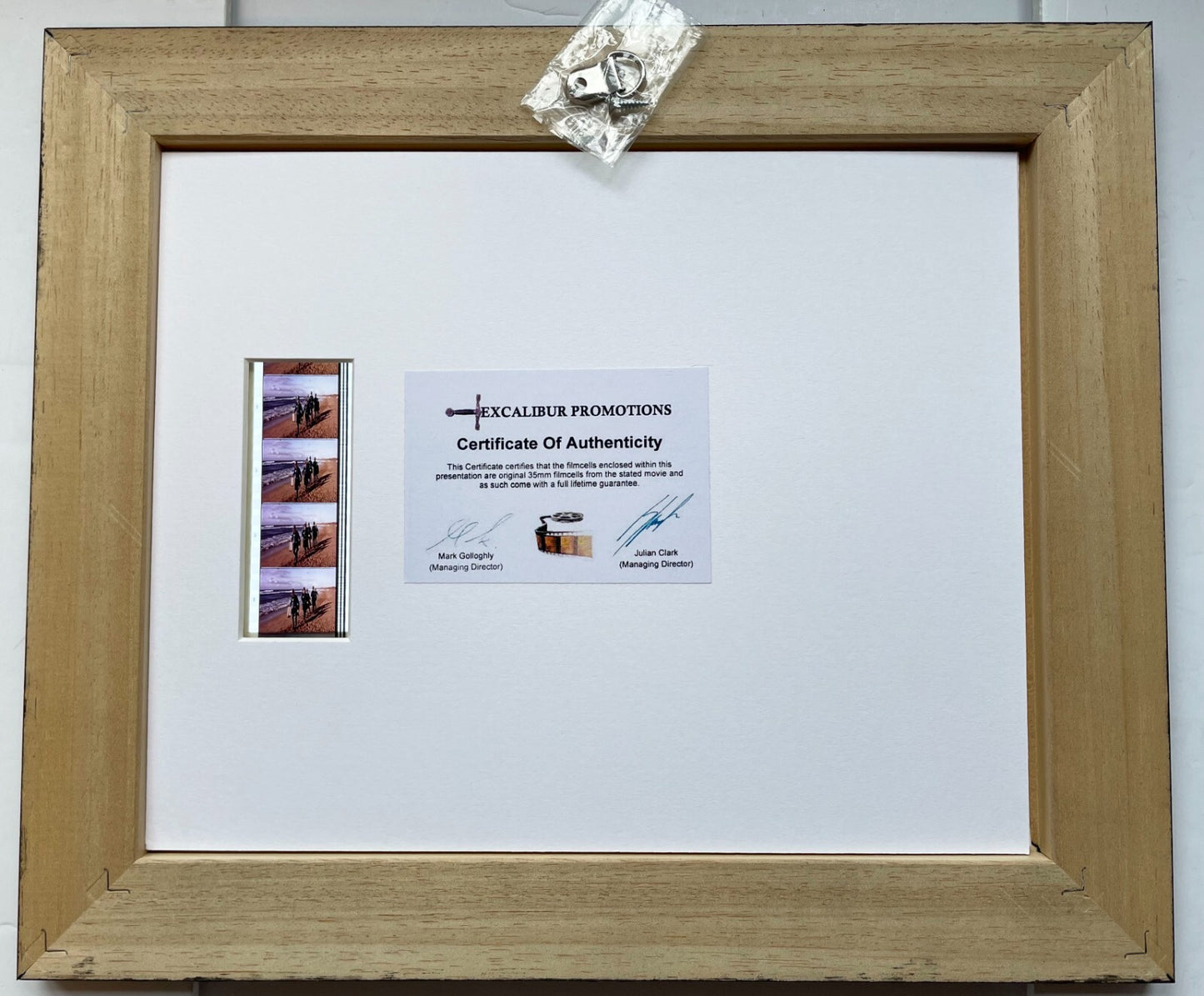 Hand crafted display featuring original 35mm filmcells for CLIFF RICHARD fans vSR