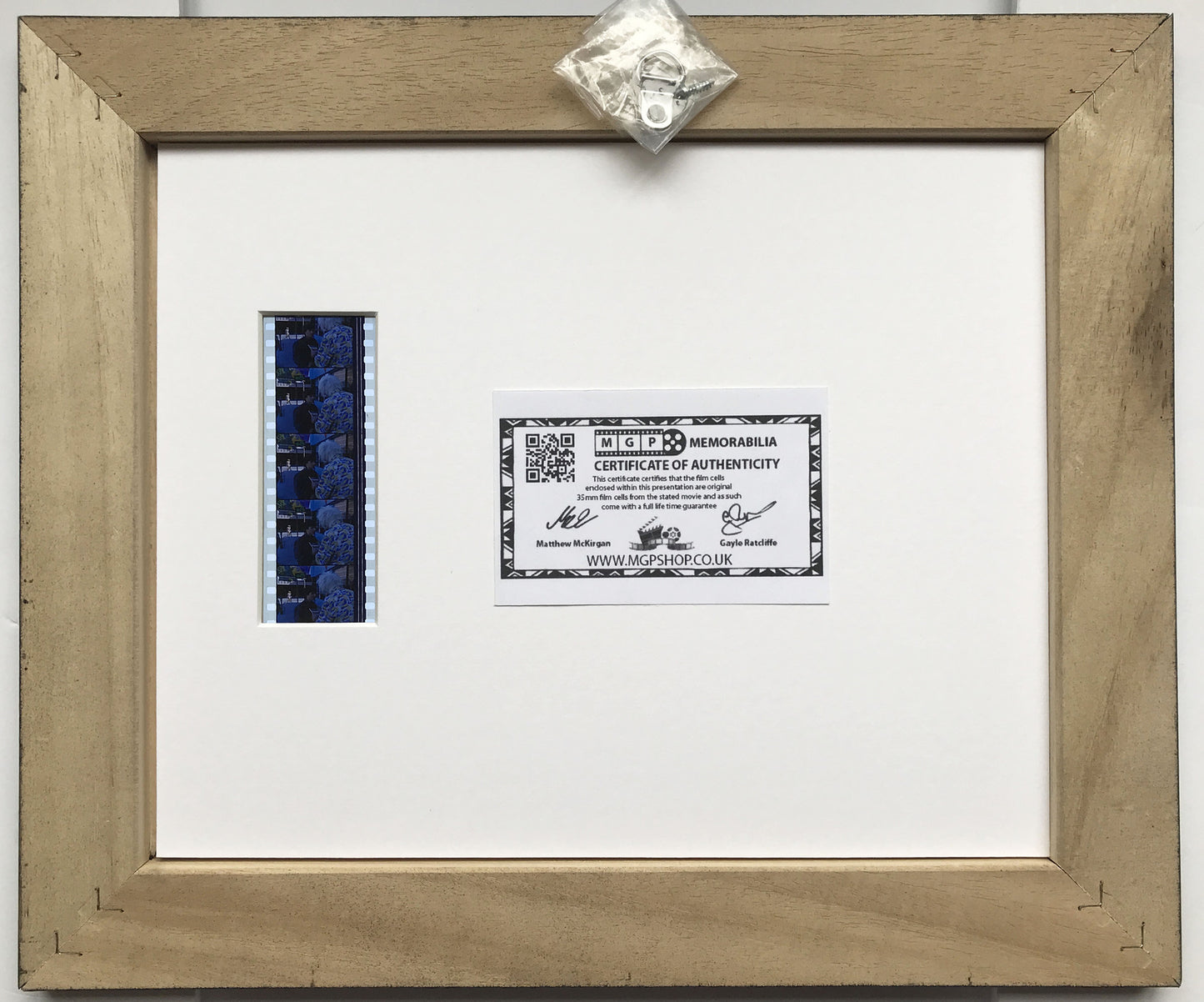BACK To The FUTURE II Signed Repro + Original Film Cells in Quality Wood Frame