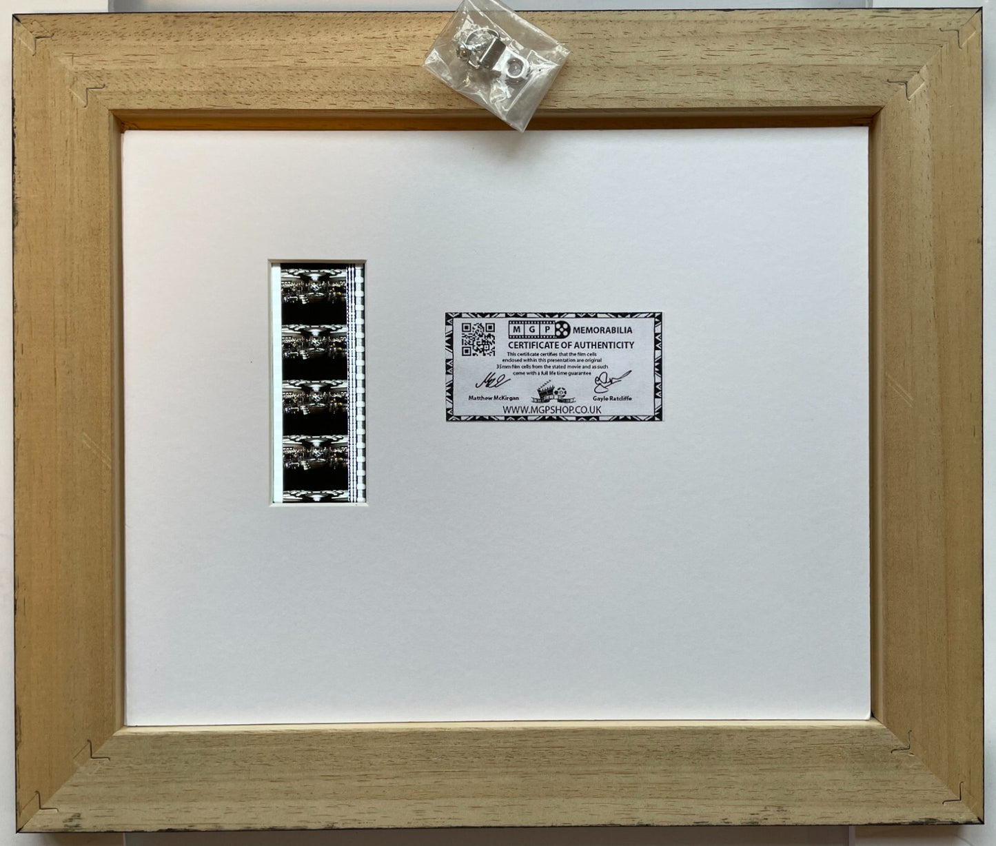 Handmade gift featuring original 35mm film cells for a GALAXY QUEST 1999 fan v1