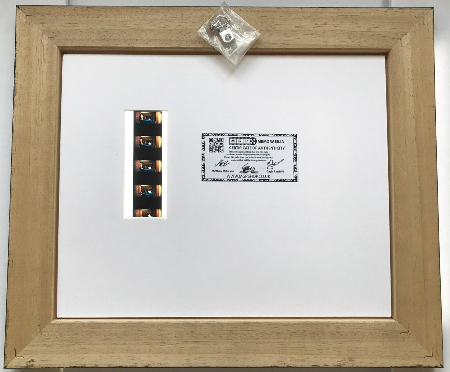 SCREAM 4 Signed Repro + Original 35mm Film Cells set in Quality Wood Frame + COA
