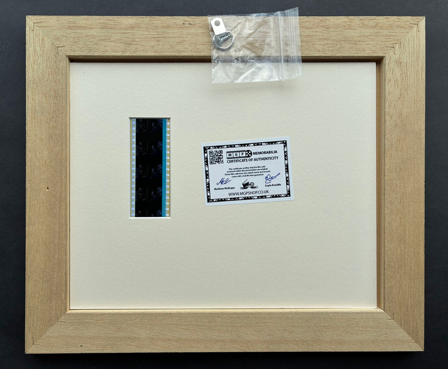 SILENCE of The LAMBS Original 35mm Film Cells set in Quality Wood Frame + COA