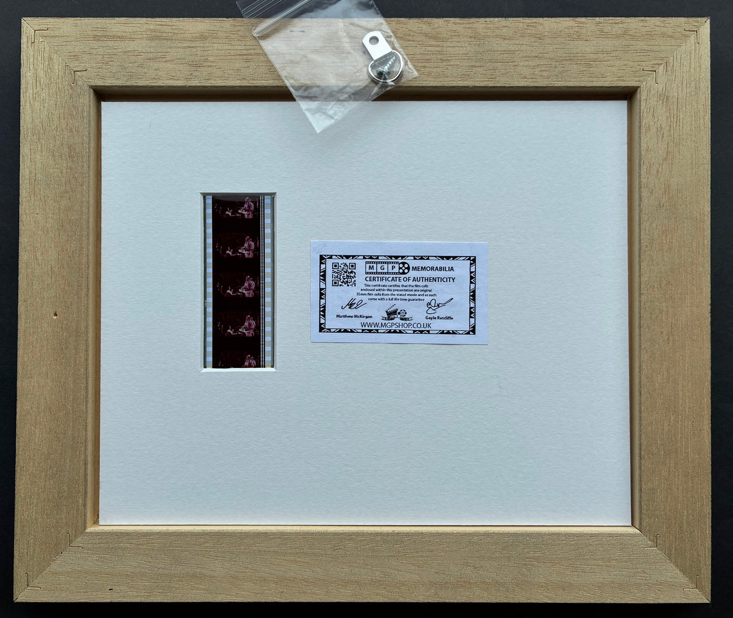 MONTY PYTHON 1982 Original 35mm Film Cells set within Quality Wood Frame + COA