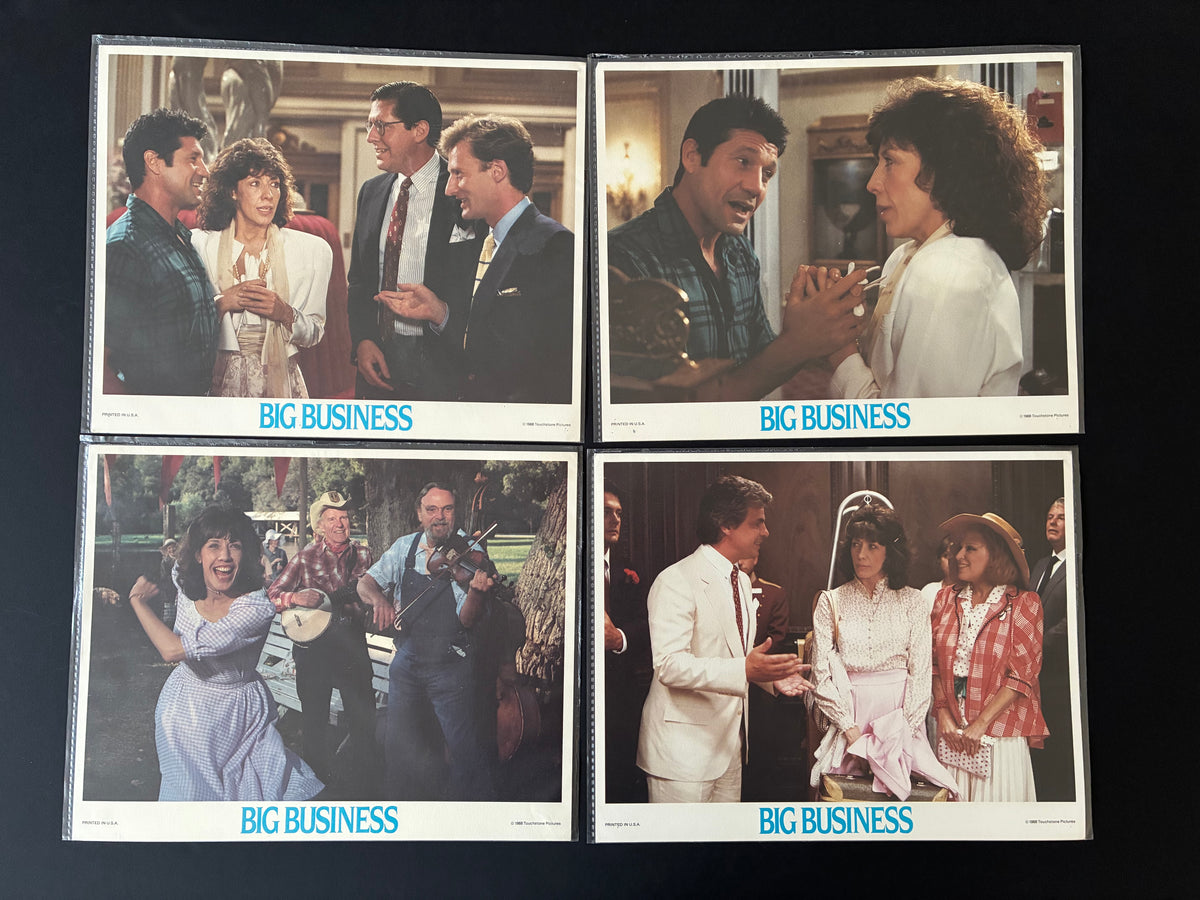 BIG BUSINESS (1988) Original Lobby Cards x 4 with Bette Midler