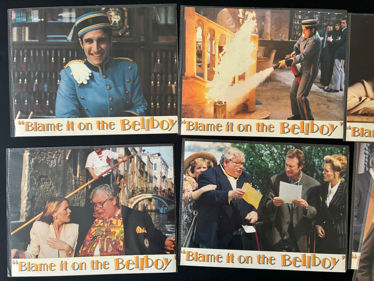 Blame It On The Bellboy (1992) Original Lobby Cards x 7 with Dudley Moore