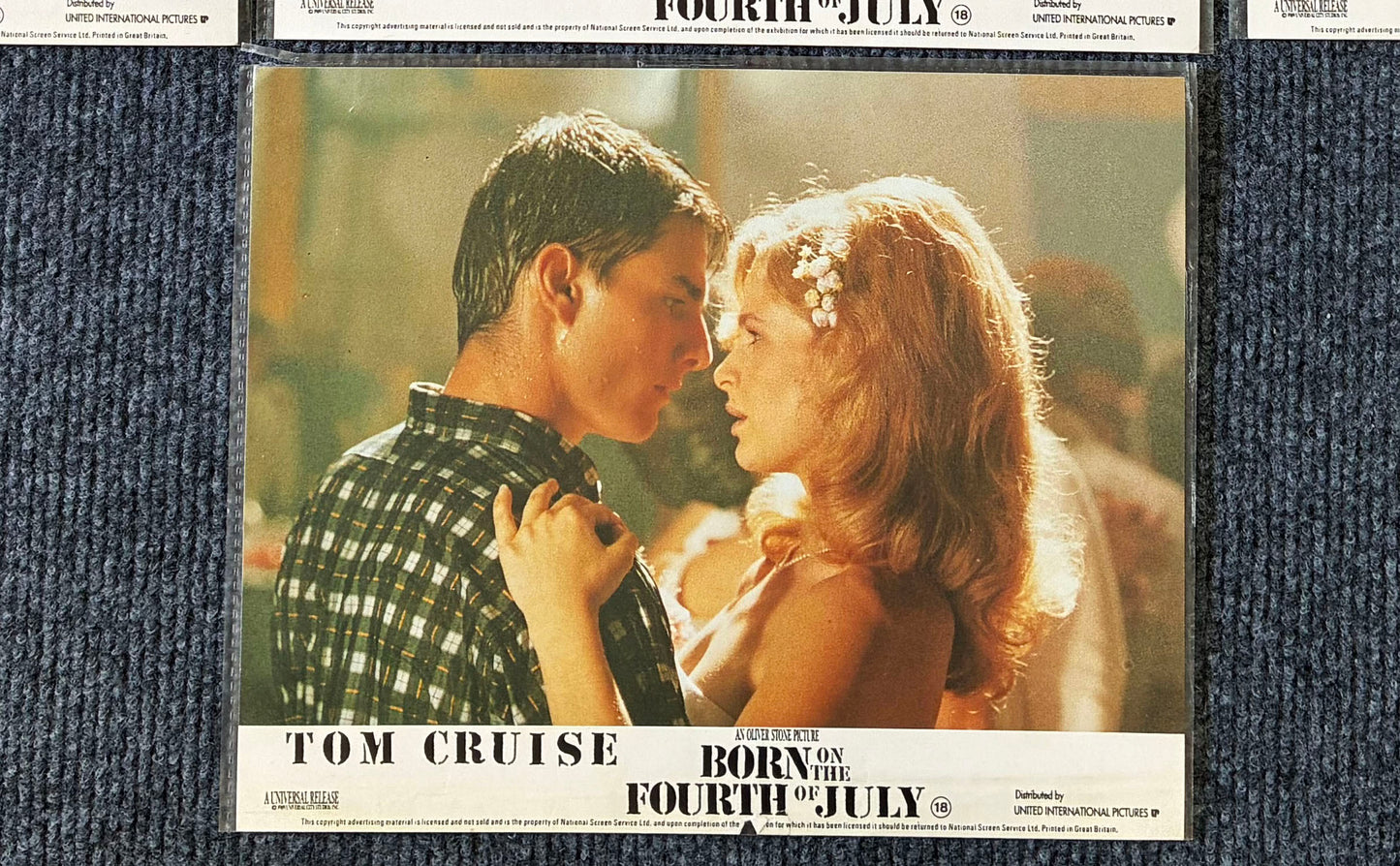 Born on the Fourth of July (1989) Original Lobby Cards x 7 with Tom Cruise