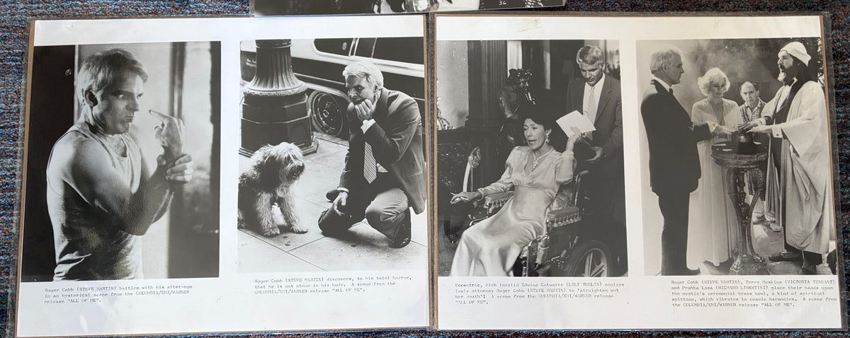 Original Black & White Stills for ALL of ME of 1984 x 7 still in Polythene covers