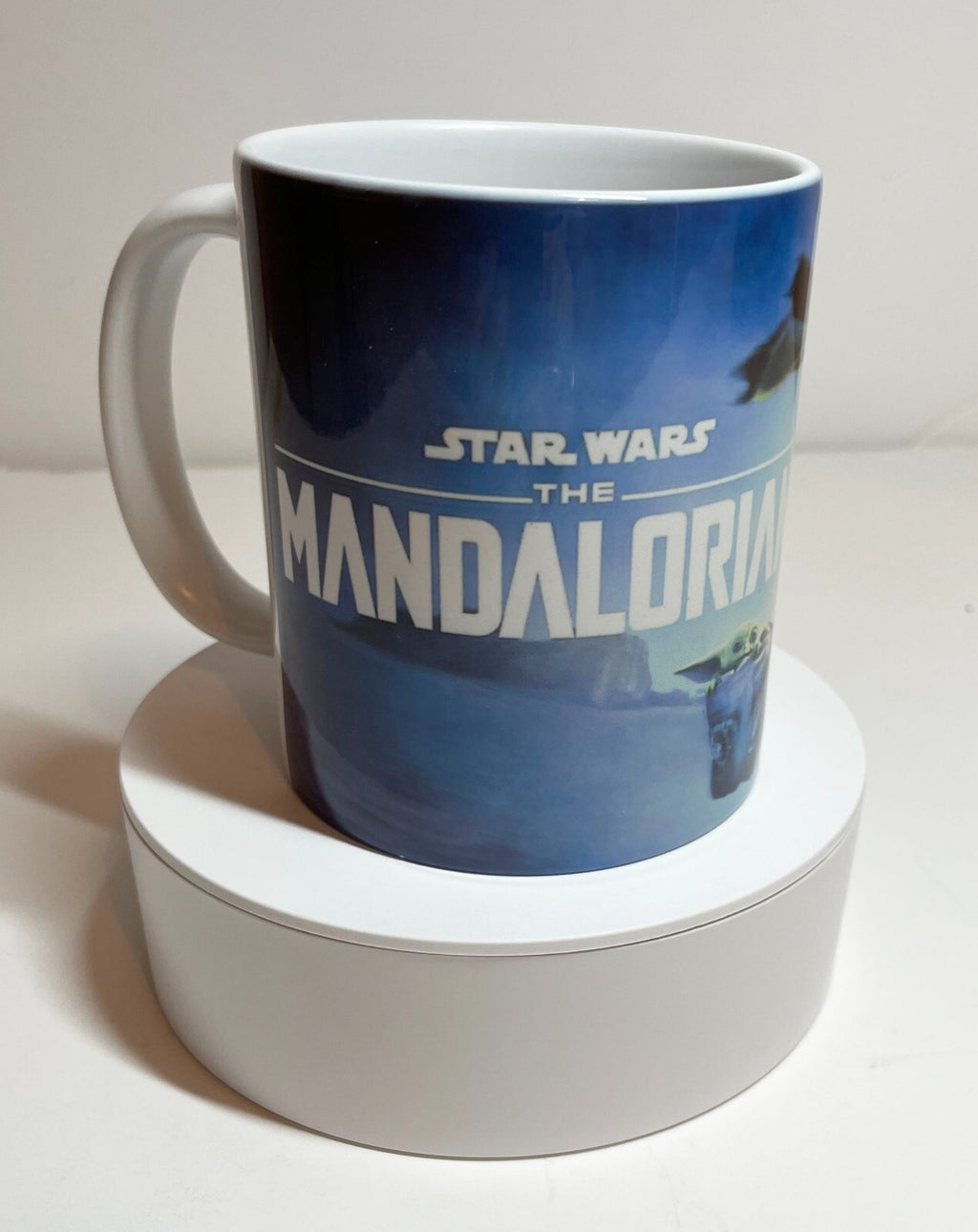 Hand Crafted 11oz Coffee mug for a Star Wars THE MANDALORIAN fan