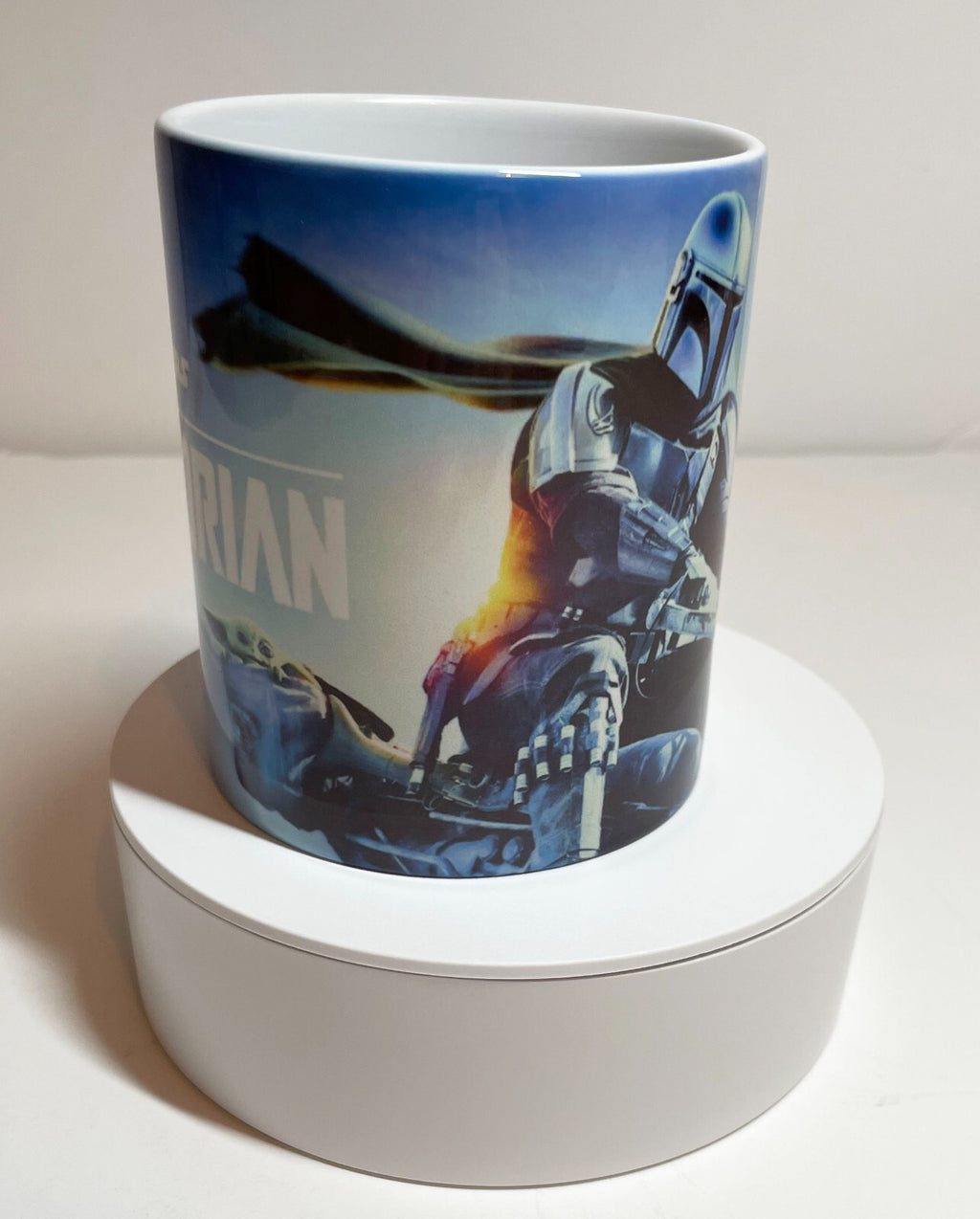 Hand Crafted 11oz Coffee mug for a Star Wars THE MANDALORIAN fan