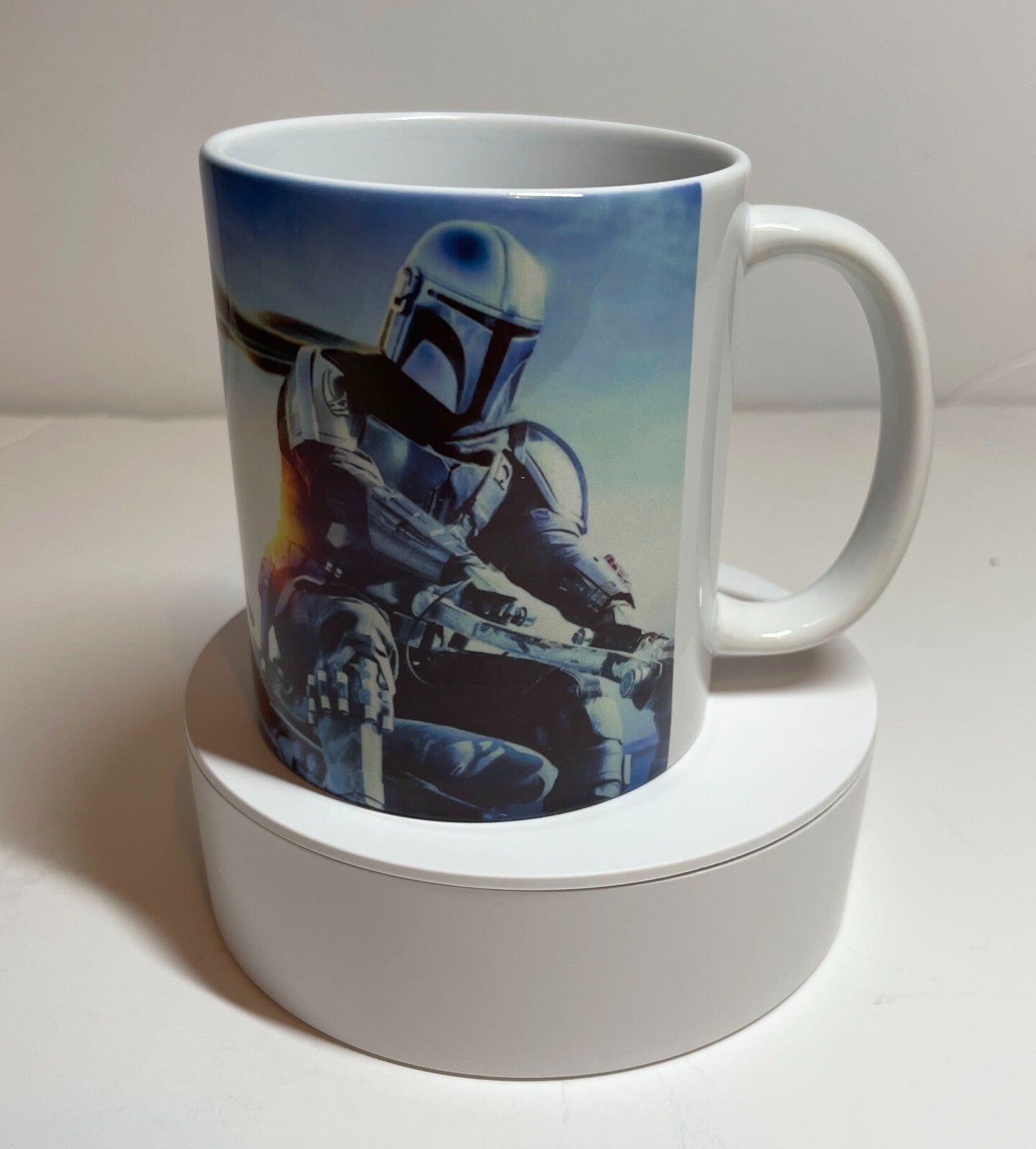 Hand Crafted 11oz Coffee mug for a Star Wars THE MANDALORIAN fan