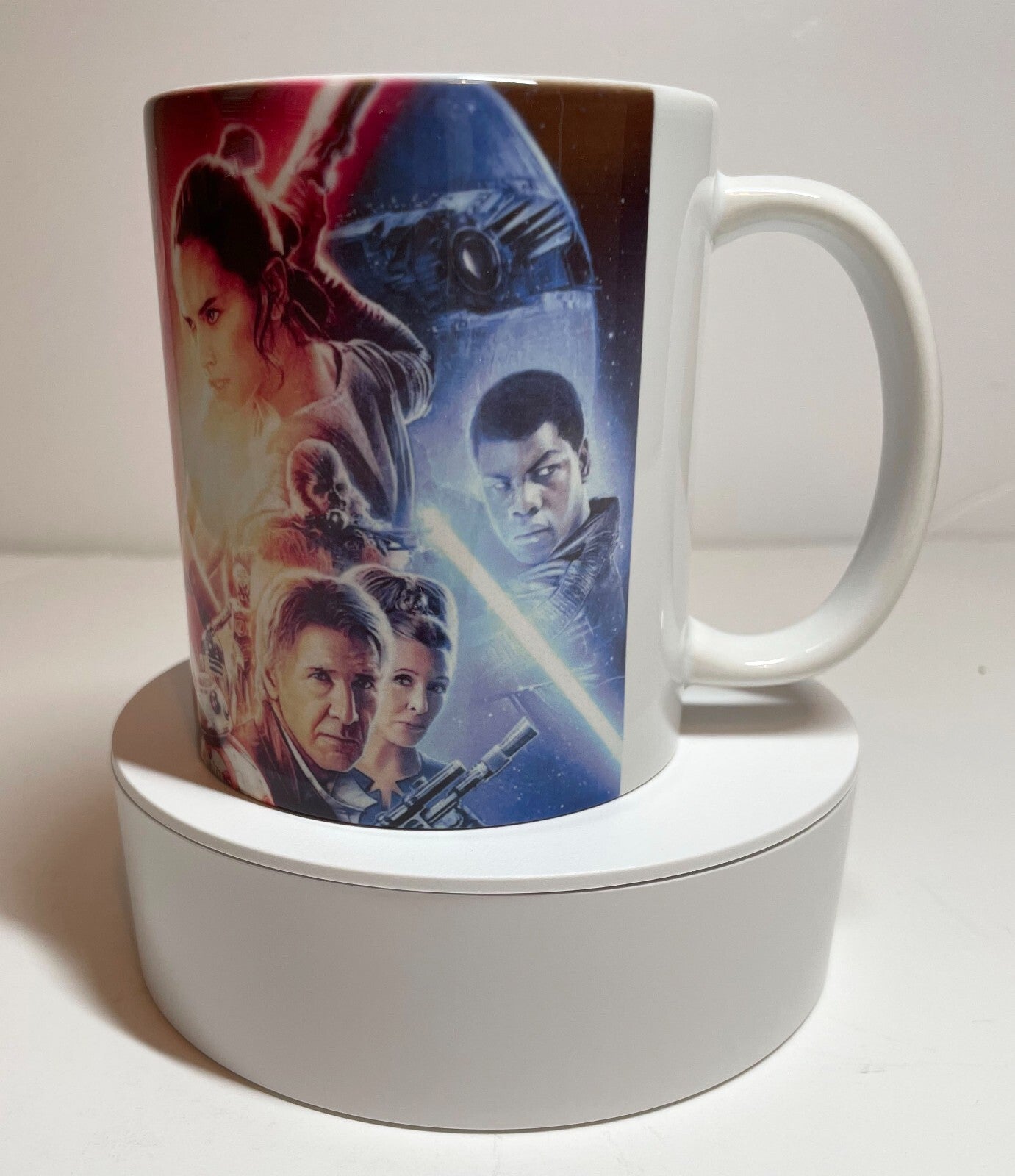 Hand Crafted 11oz Coffee mug for a Star Wars THE FORCE AWAKENS fan