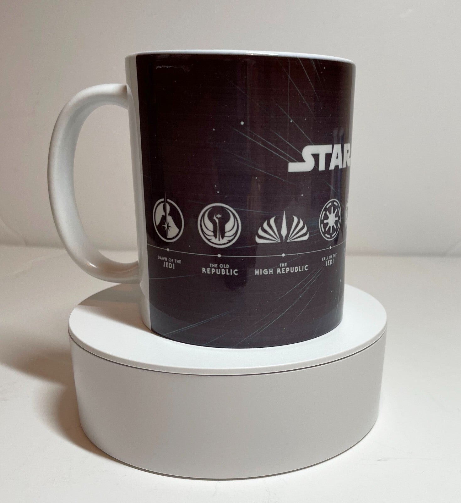 Hand Crafted 11oz Coffee mug for a Star Wars TIMELINE fan