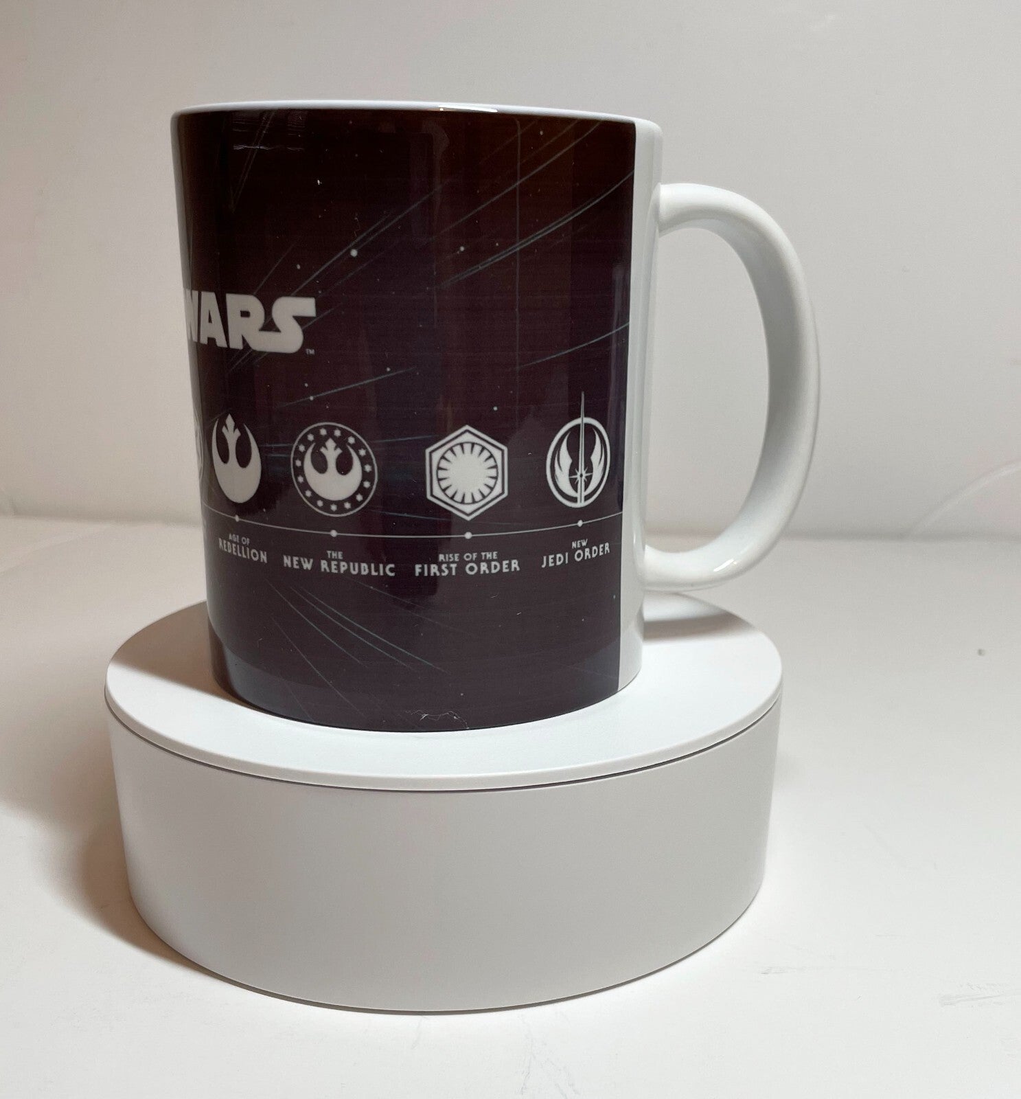Hand Crafted 11oz Coffee mug for a Star Wars TIMELINE fan