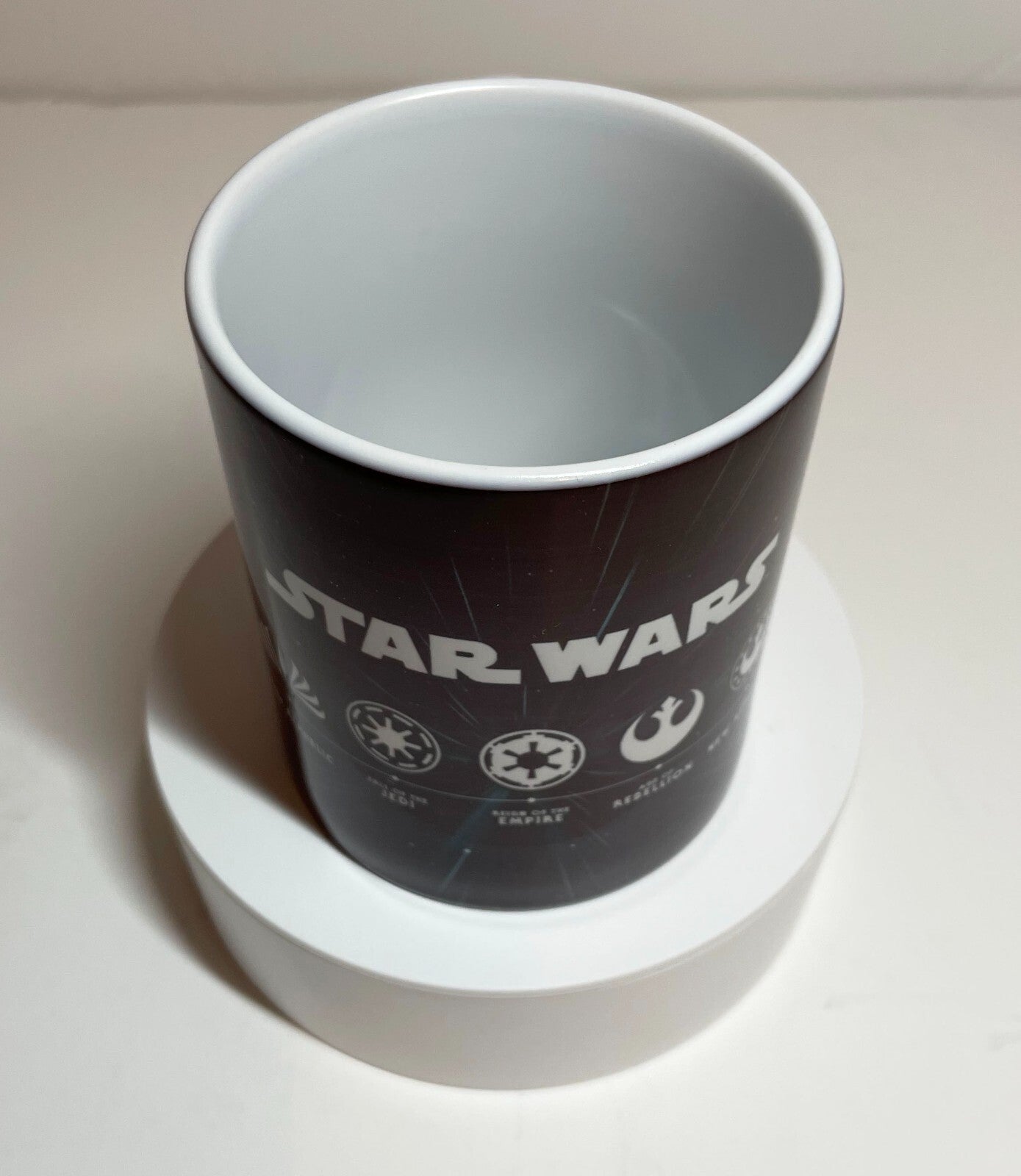 Hand Crafted 11oz Coffee mug for a Star Wars TIMELINE fan