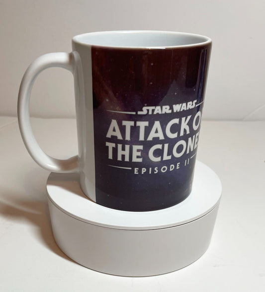 Hand Crafted 11oz Coffee mug for a Star Wars ATTACK Of The CLONES fan