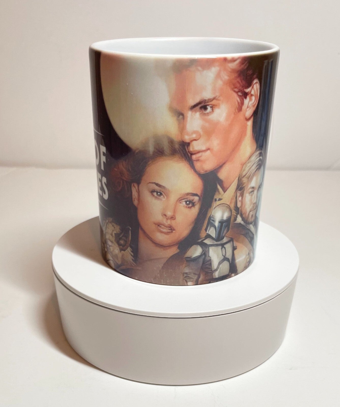 Hand Crafted 11oz Coffee mug for a Star Wars ATTACK Of The CLONES fan