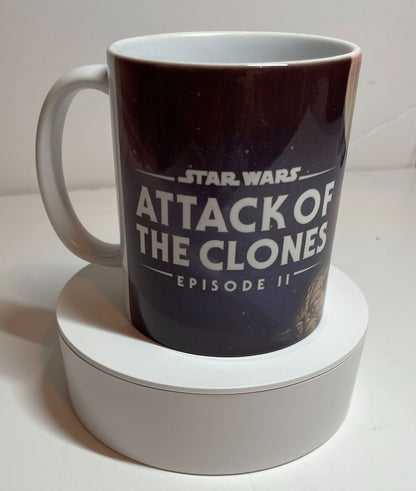 Hand Crafted 11oz Coffee mug for a Star Wars ATTACK Of The CLONES fan