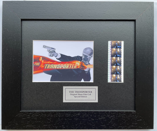 Hand crafted display featuring original film cells for THE TRANSPORTER fans V1