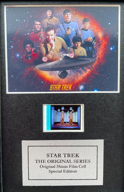 Handmade display inc original filmcell for Star Trek THE ORIGINAL SERIES fans v1