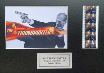 Hand crafted display featuring original film cells for THE TRANSPORTER fans V1