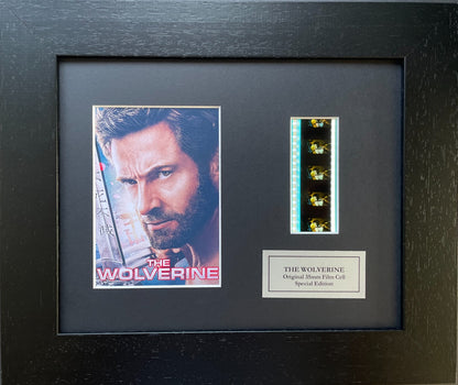 Hand crafted display featuring original 35mm filmcells for THE WOLVERINE fans v2
