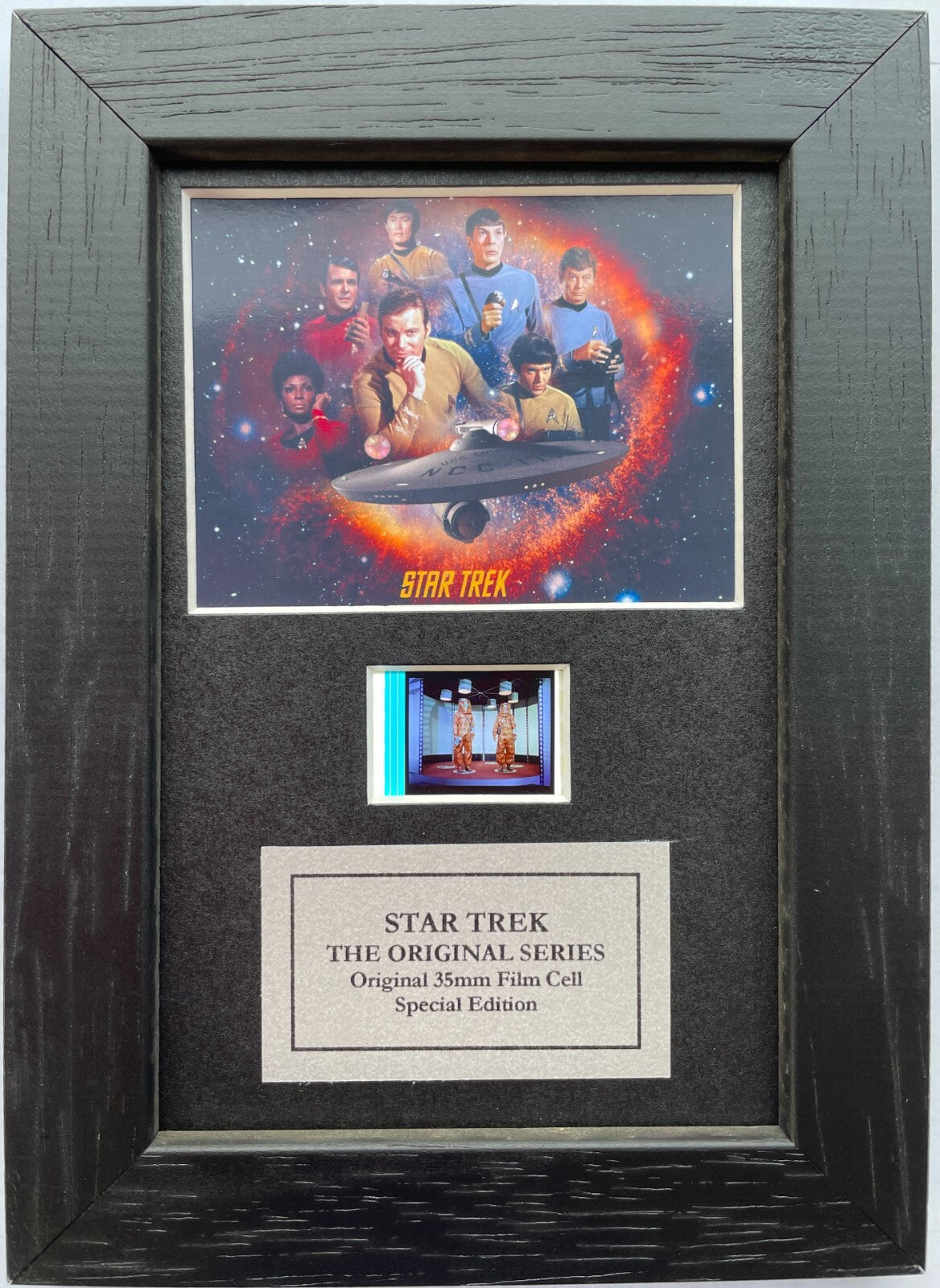 Handmade display inc original filmcell for Star Trek THE ORIGINAL SERIES fans v1