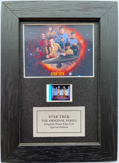Handmade display inc original filmcell for Star Trek THE ORIGINAL SERIES fans v1