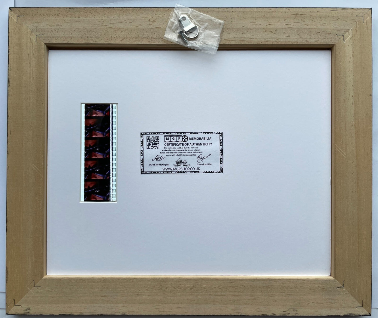 Hand crafted gift featuring original film cells for BATMAN & ROBIN 1997 fans v2