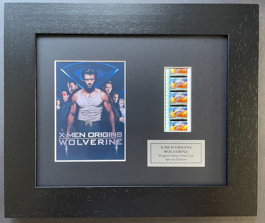 Hand crafted display featuring original 35mm filmcells for X-MEN ORIGINS fans v1