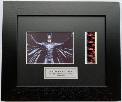 Hand crafted gift featuring original film cells for BATMAN & ROBIN 1997 fans v2