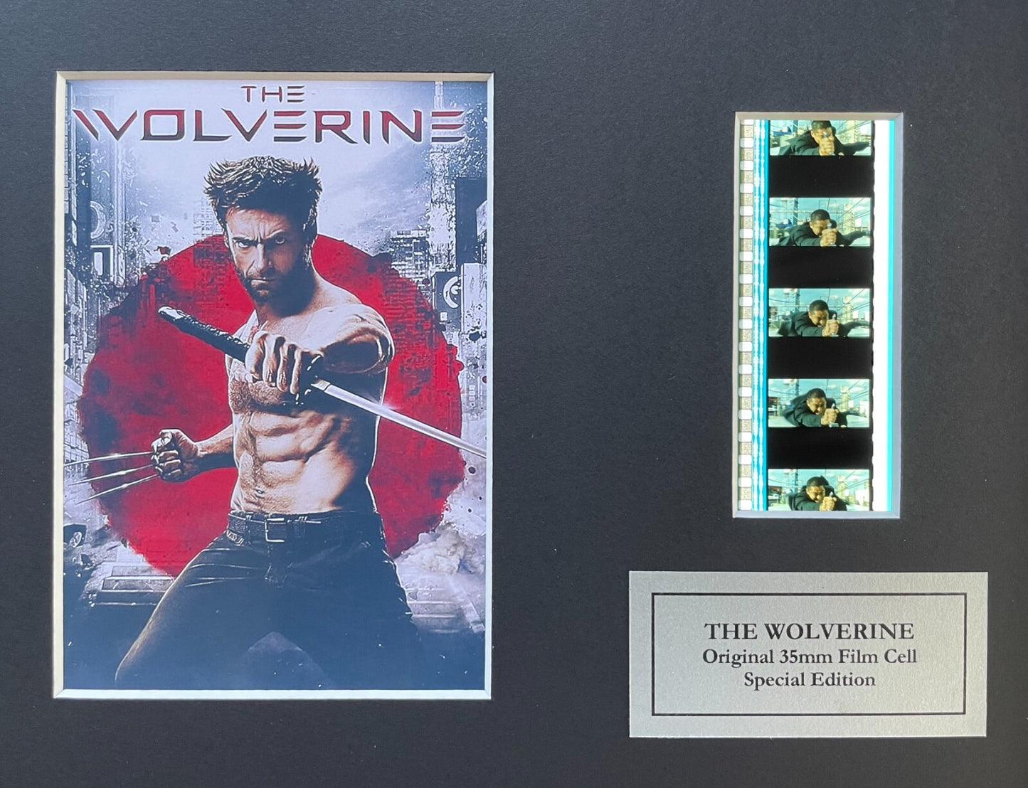 The Wolverine Original 35mm Film Cells set in Quality Wood Frame + COA v1
