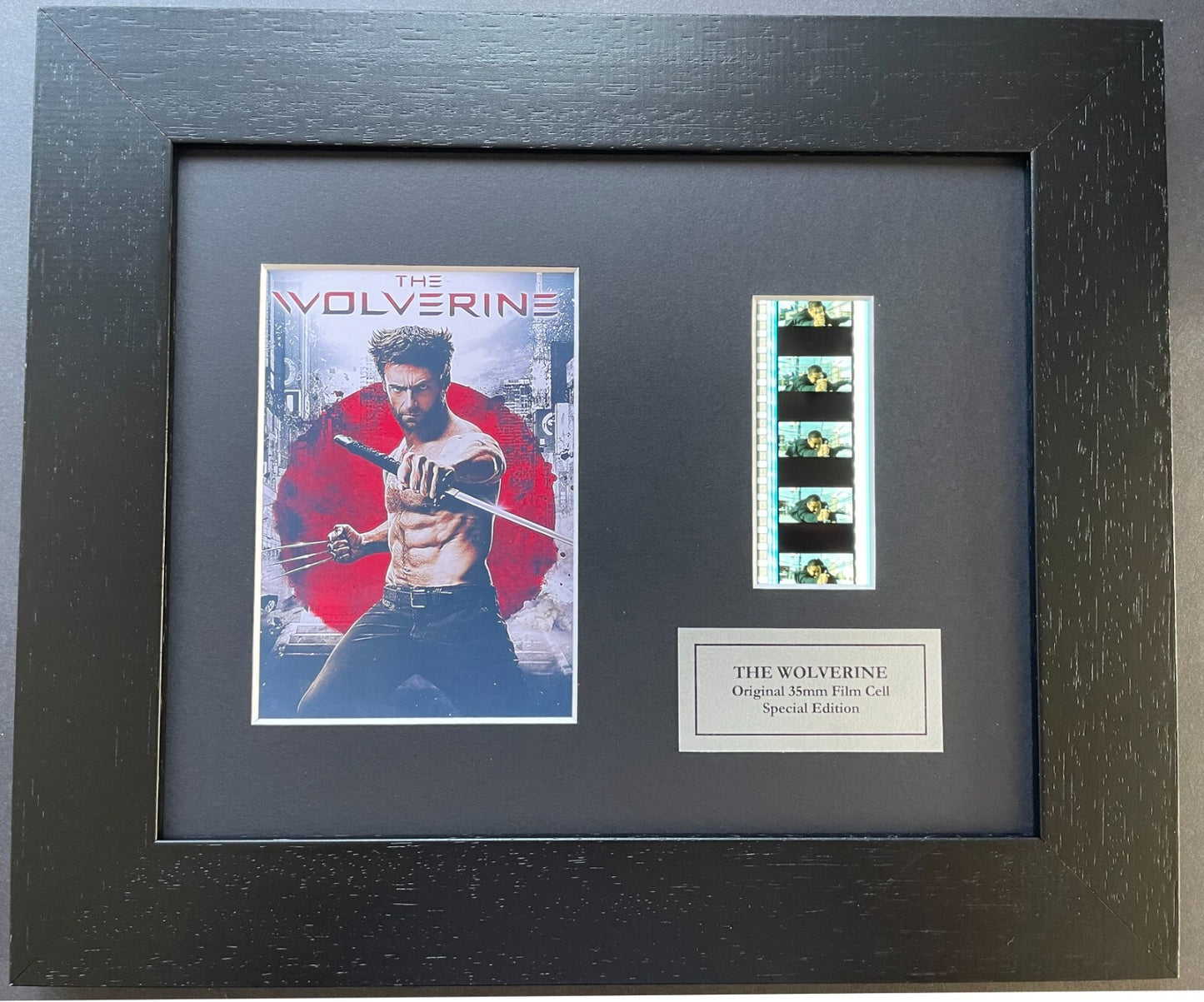 The Wolverine Original 35mm Film Cells set in Quality Wood Frame + COA v1