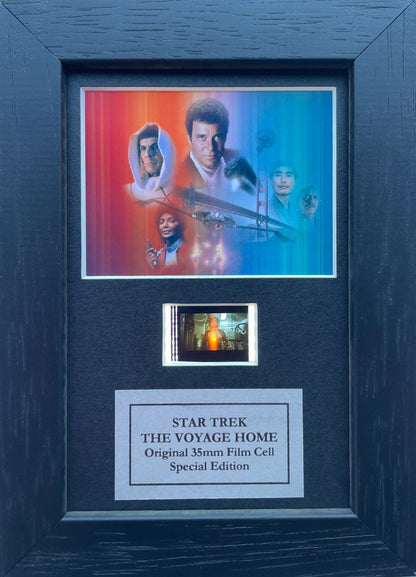 Handmade display with original filmcell for Star Trek The Voyage Home fans v1