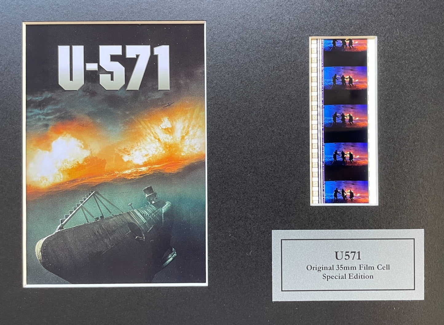 U-571 of 2000 (Matthew McConaughey) Original 35mm Film Cell Memorabilia + COA