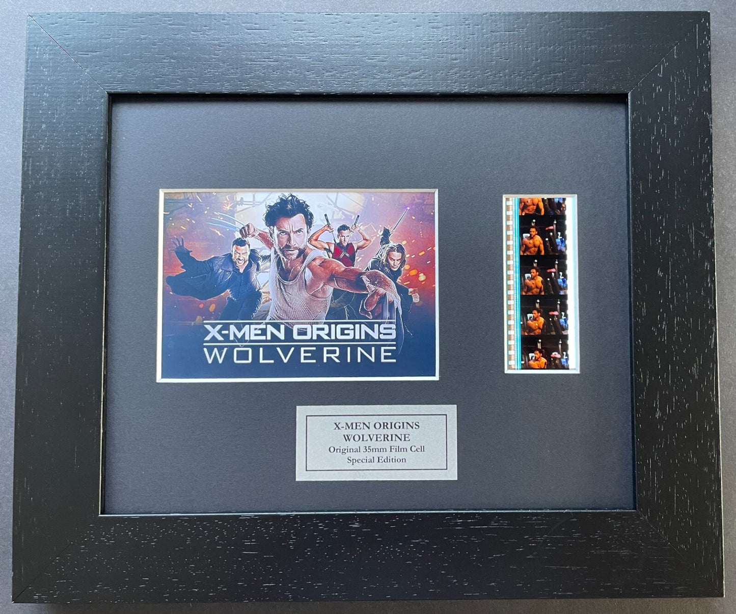 X-MEN ORIGINS 2009 Original 35mm Film Cells set in Quality Wood Frame + Coa v2