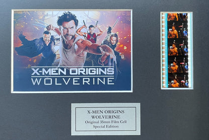 X-MEN ORIGINS 2009 Original 35mm Film Cells set in Quality Wood Frame + Coa v2