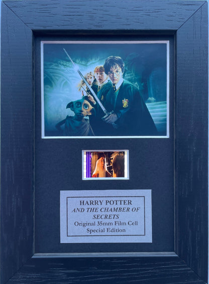Handmade gift inc original Mini filmcells for HARRY POTTER Chamber of Secrets fans