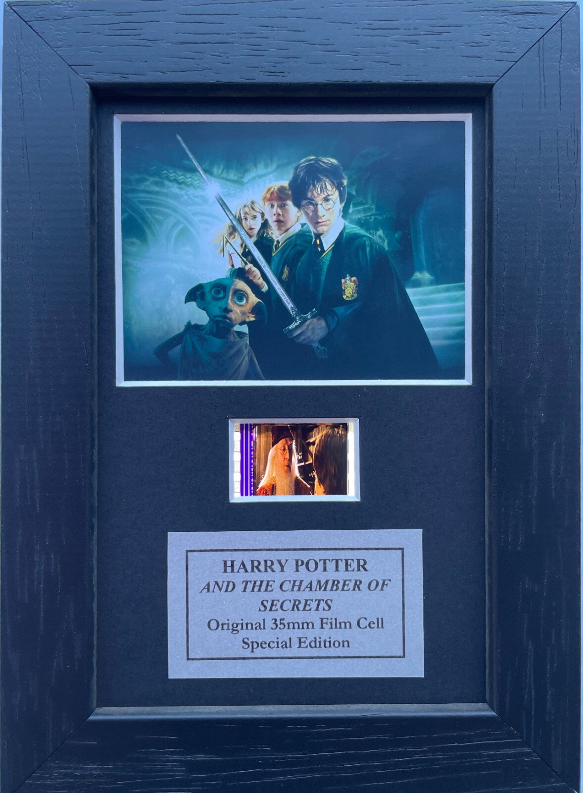 Handmade gift inc original Mini filmcells for HARRY POTTER Chamber of Secrets fans