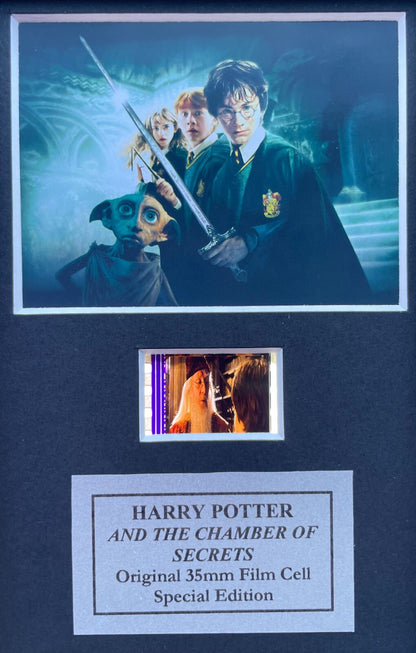 Handmade gift inc original Mini filmcells for HARRY POTTER Chamber of Secrets fans