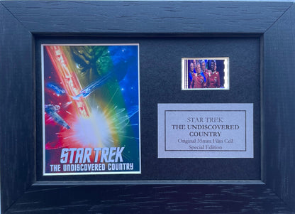 Handmade gift with original filmcell for Star Trek THE UNDISCOVERED COUNTRY fans