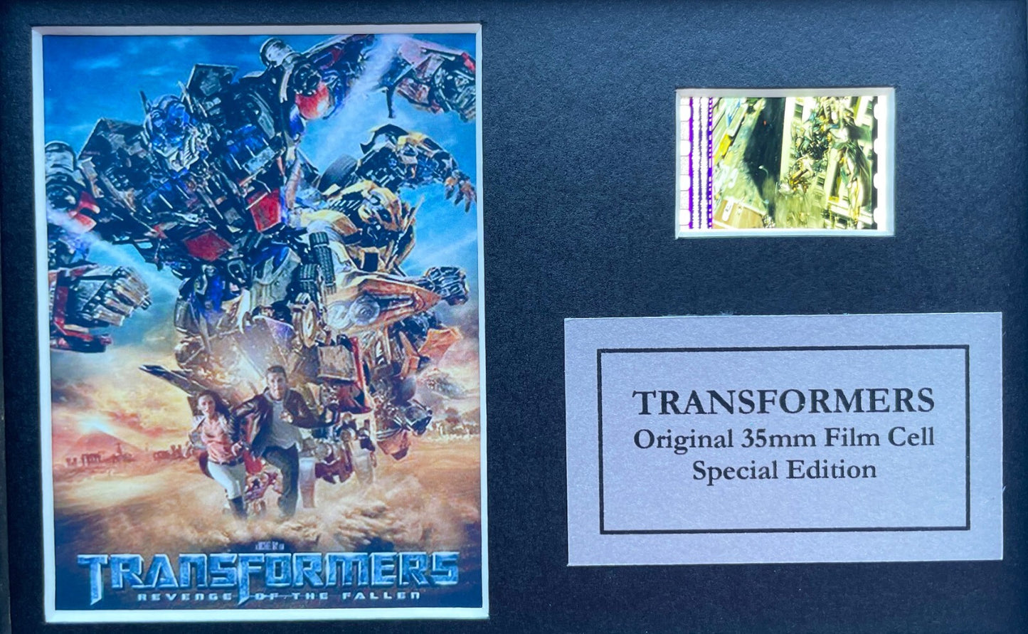 TRANSFORMERS Original Mini 35mm Film Cells set in Quality Wood Frame + COA