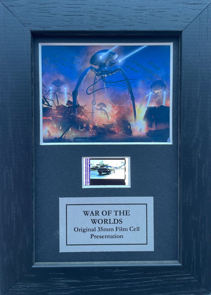 War of The Worlds Original Mini 35mm Film Cells set in Quality Wood Frame v2