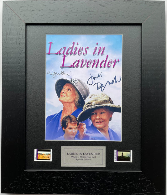Handmade display featuring original filmcells for Judi Dench & Maggie Smith fans